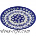 Polmedia Flowering Peacock Polish Pottery Decorative Plate PMDA3553